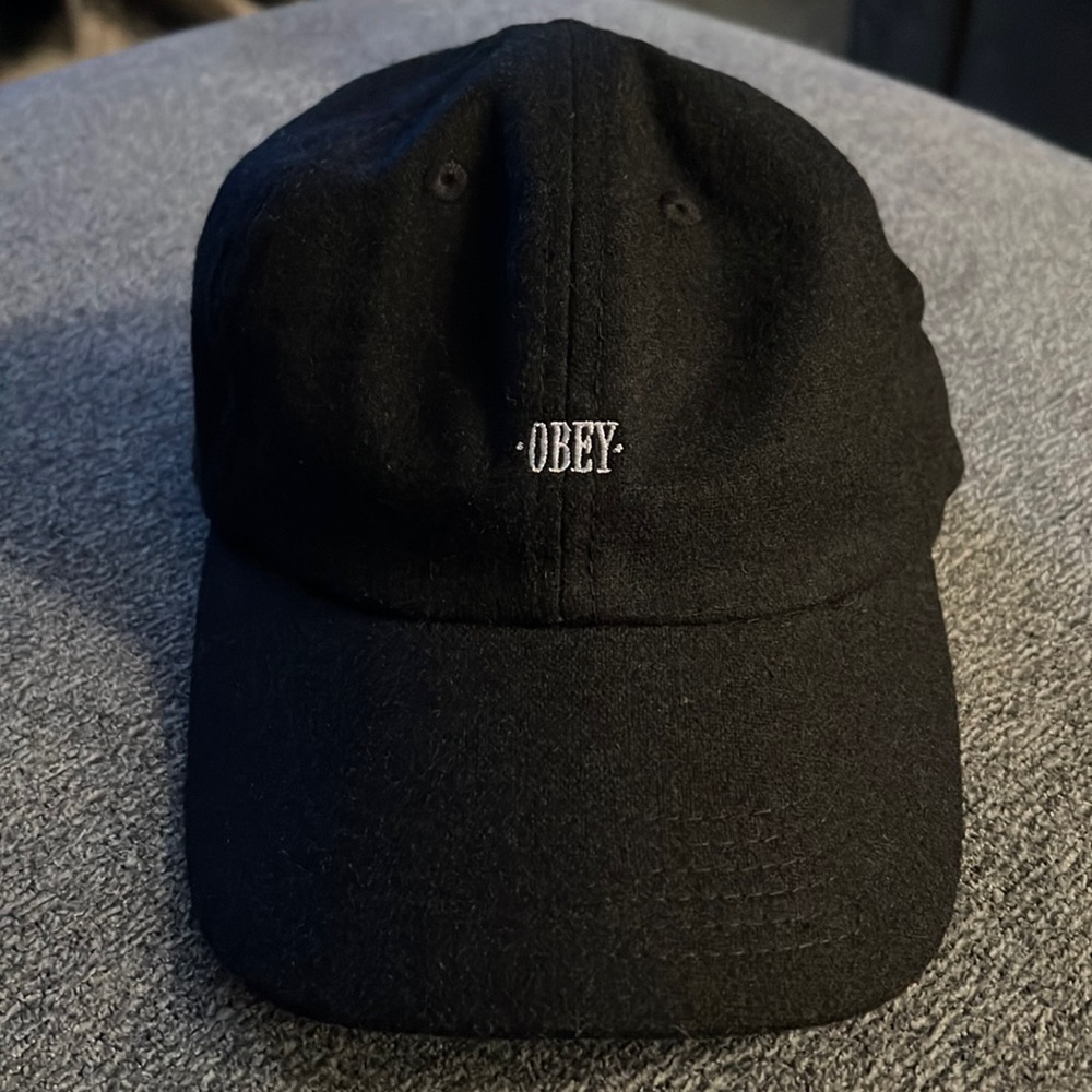 OBEY Hat. Black. OSFA. Lightly Used.